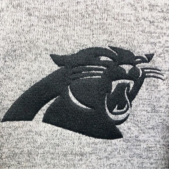 NFL | CAROLINA PANTHERS Ombre Zip Front Jacket Hoodie Sweatshirt Men’s Size L - Picture 6 of 13
